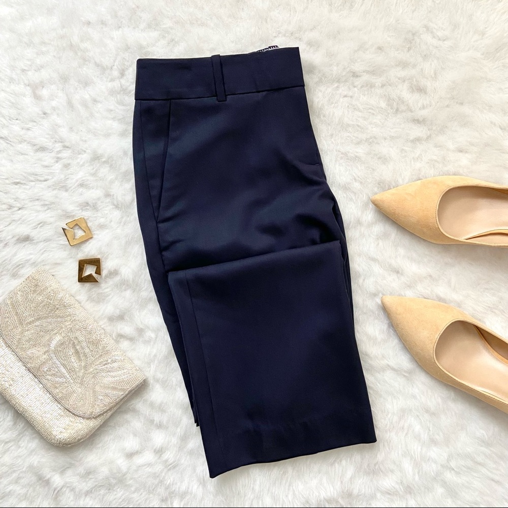 J. CREW Navy Blue Super 120’s Wool Dress Pants